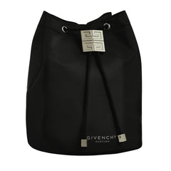 BLACK BUCKET BAG